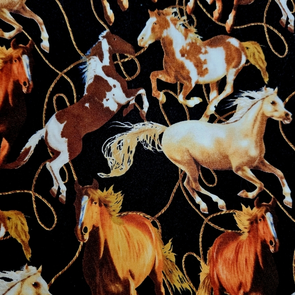 Western Wild Horse Queen Size Pillowcase Set - Picture 5 of 6